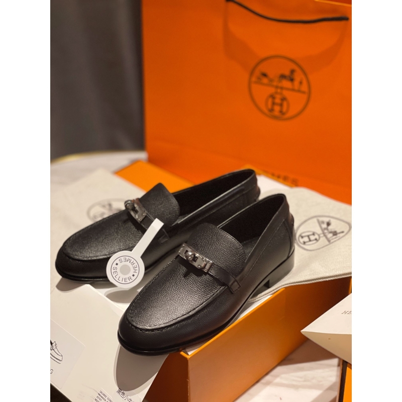 H**mes leather shoes